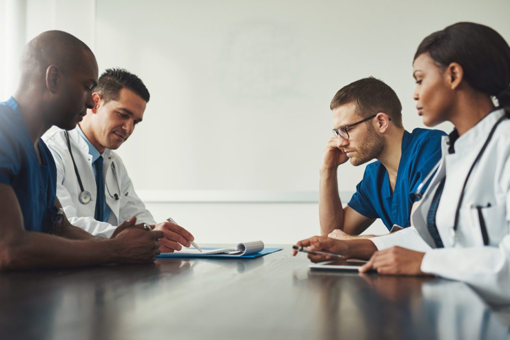 Medical staff meeting