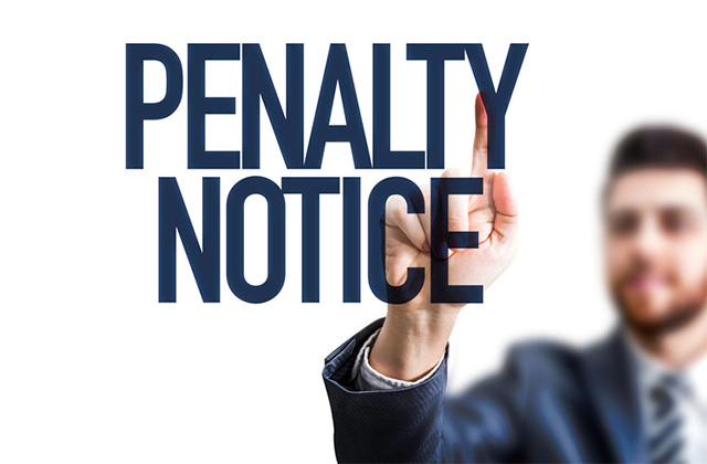 Penalty notice