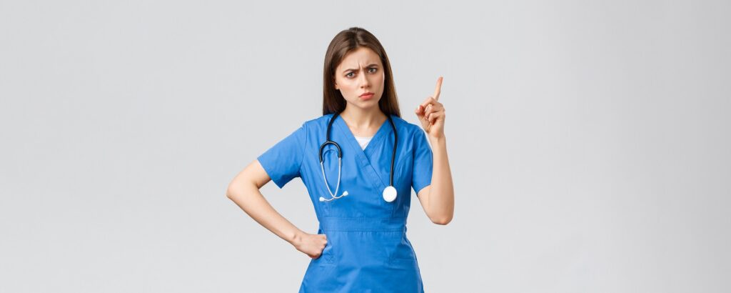 unprofessional behavior in nursing