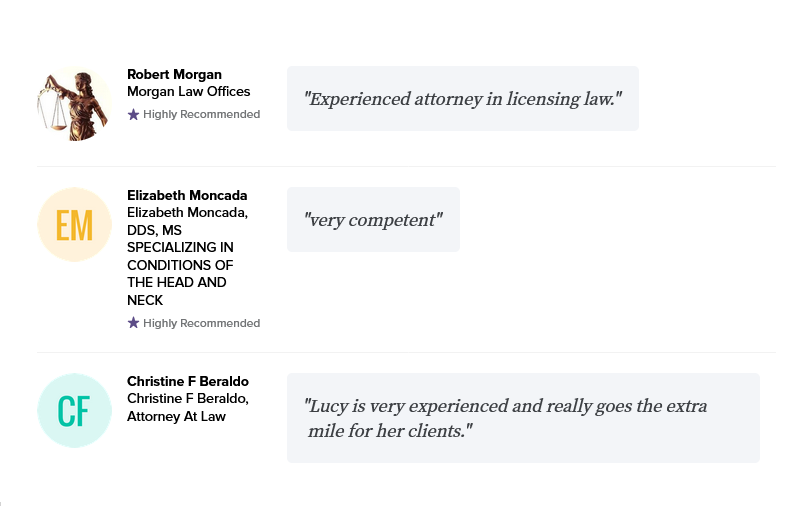 lawyer reviews for The Law Offices of Lucy S. McAllister